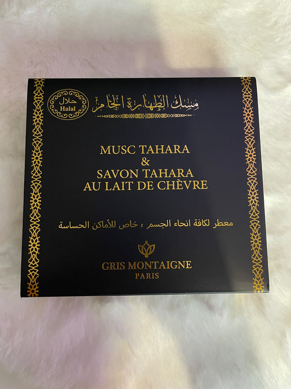 GRIS MONTAIGNE – COFFRET MUSC TAHARA & SAVON
